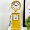 Darthome Limited Yellow Petrol Pump Table Clock