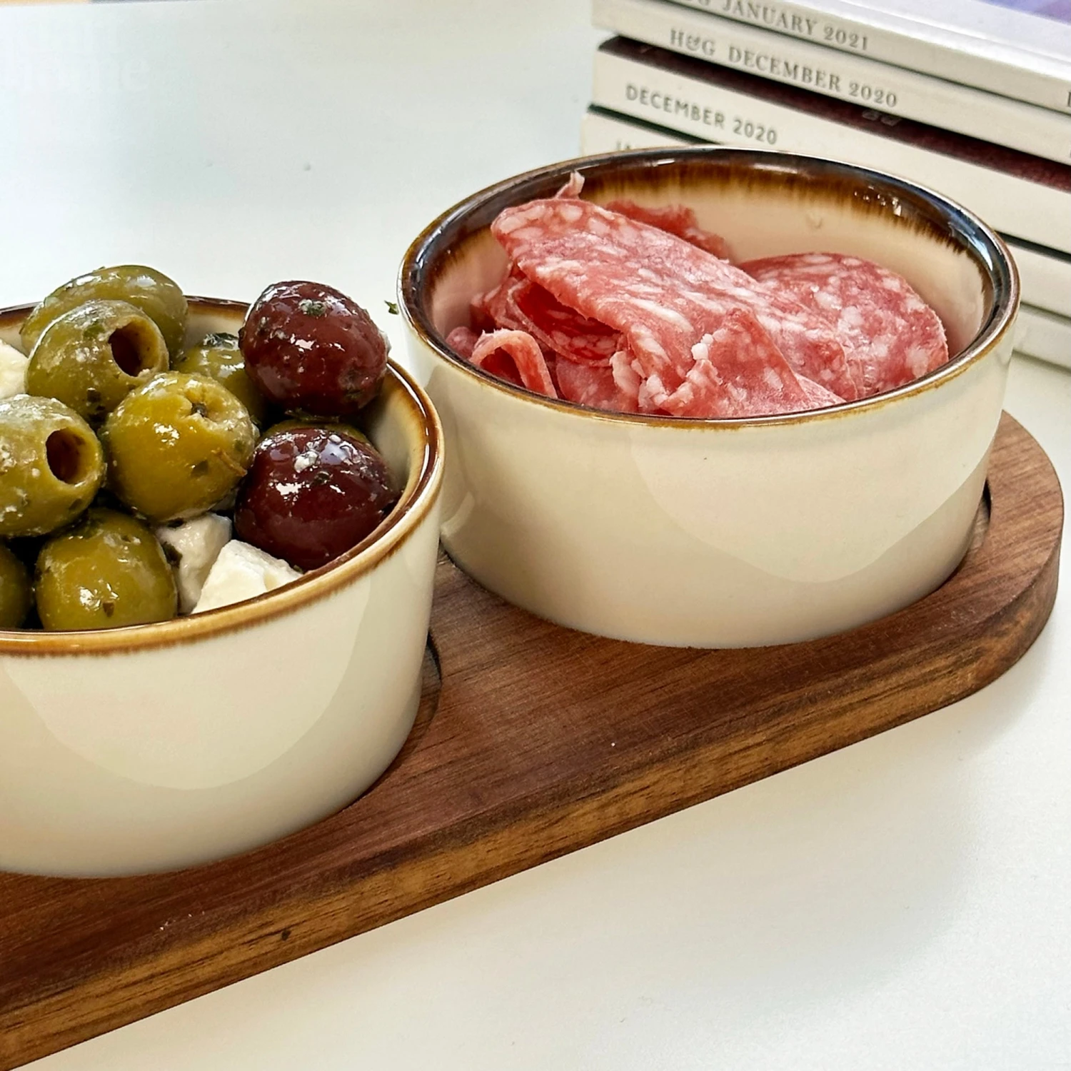 Darthome Limited 4pc White Reactive Glaze Serving Dish Set 7 Darthome Limited 4pc White Reactive Glaze Serving Dish Set - Image 7