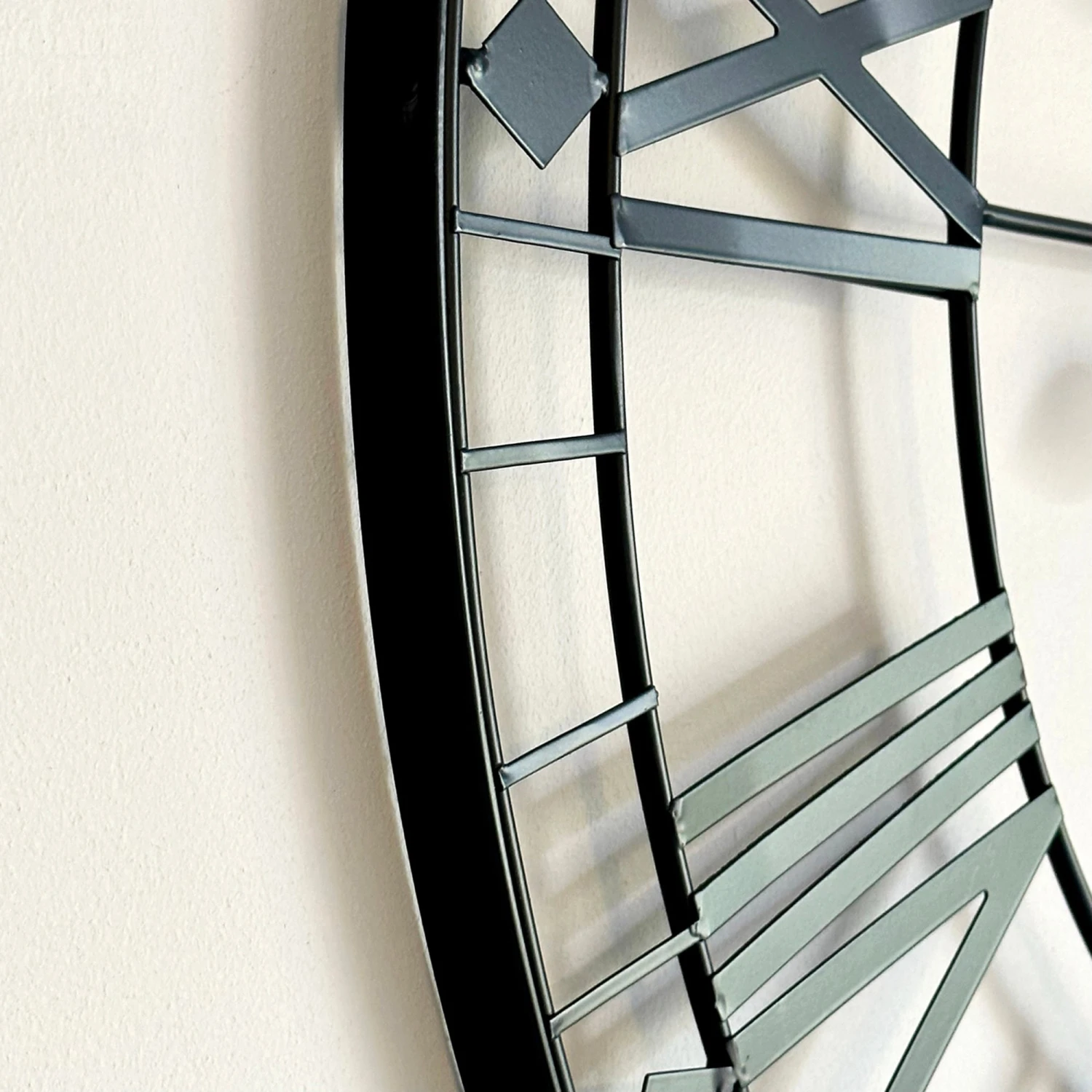 Darthome Limited Black Metal Skeleton 75cm Wall Clock 5 Darthome Limited Black Metal Skeleton 75cm Wall Clock - Image 5