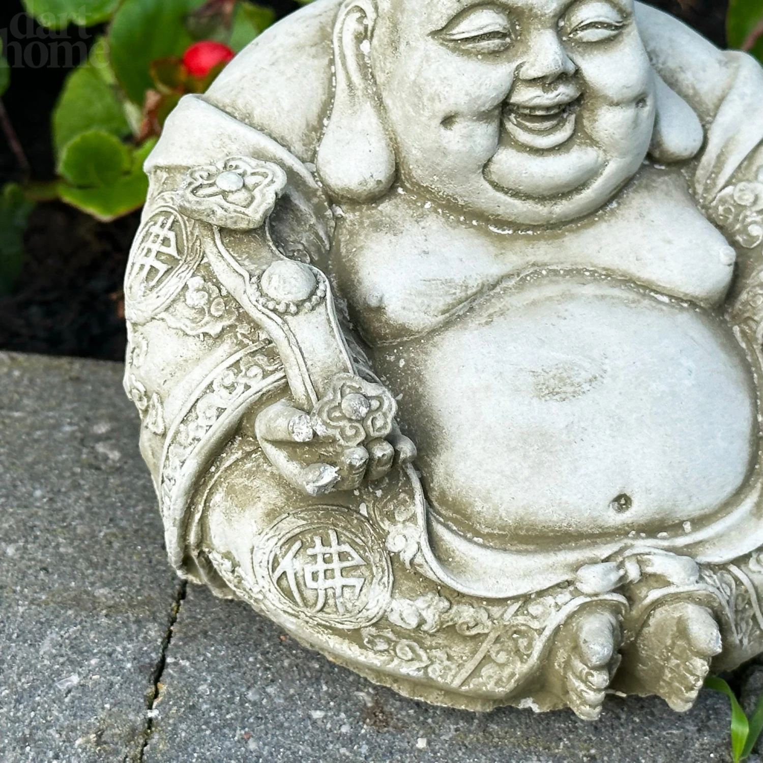 Darthome Limited Stone Round Buddha Sculpture 2kg 3 Darthome Limited Stone Round Buddha Sculpture 2kg - Image 3