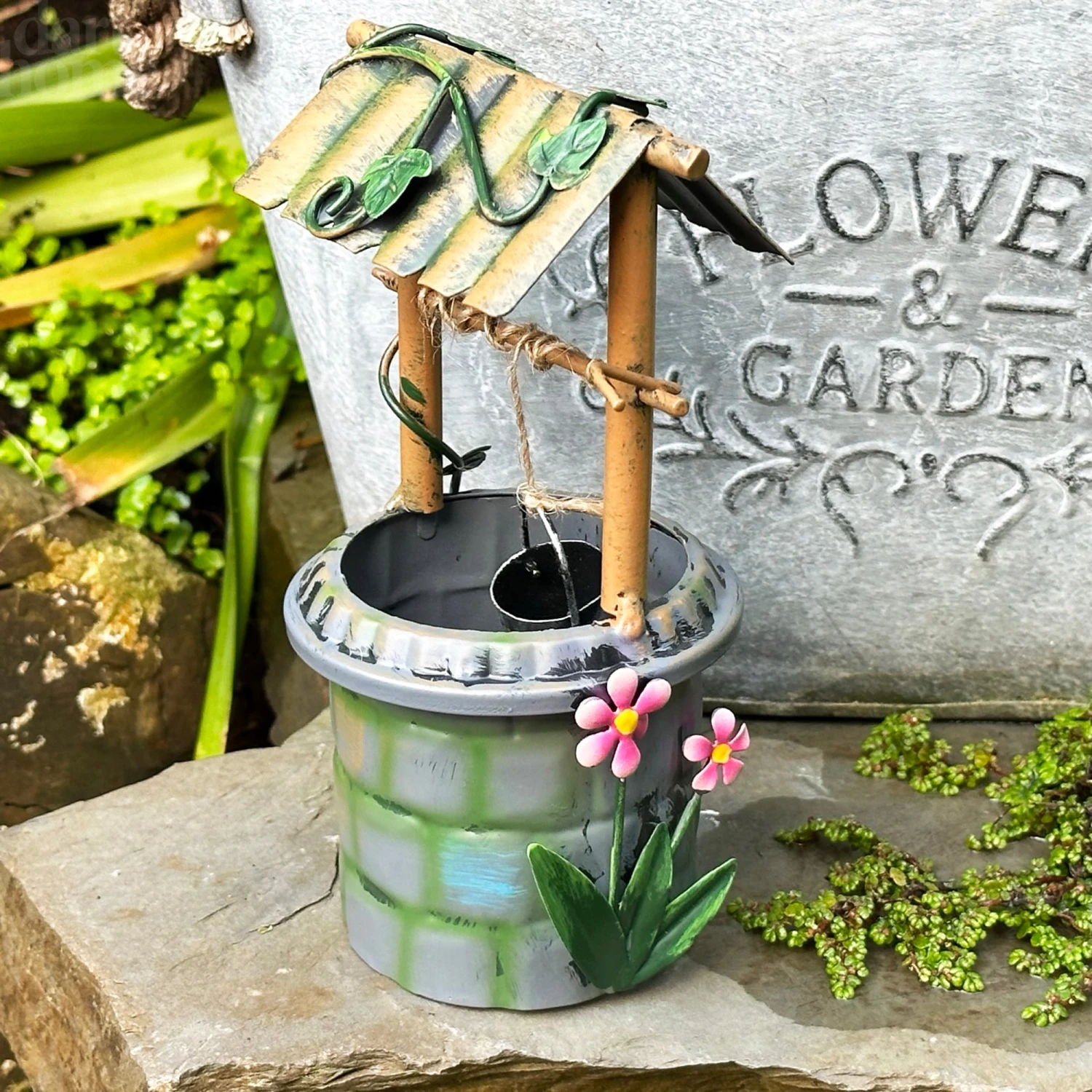 Darthome Limited Mini Fairy Garden Wishing Well Ornament 6 Darthome Limited Mini Fairy Garden Wishing Well Ornament - Image 6
