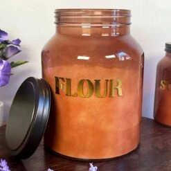 Darthome Limited Set Of 5 Amber Glass Storage Jars -Decor Garden Shop IMG 6840.JPEG edited100 76218a9b 9ae0 4cde a563 8c60b867f128