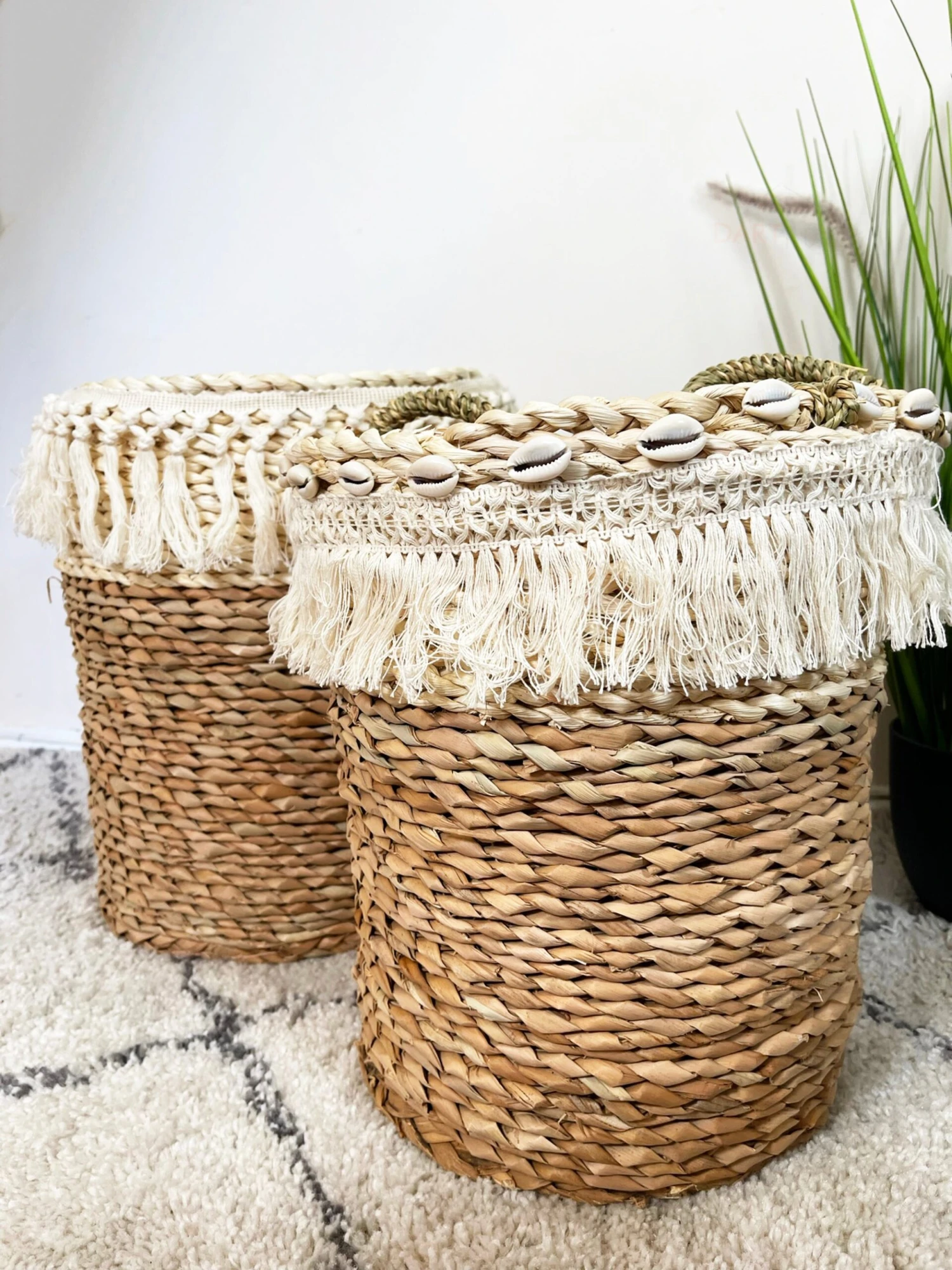 Darthome Limited Set Of 2 Woven Hessian Storage Baskets 3 Darthome Limited Set Of 2 Woven Hessian Storage Baskets - Image 3
