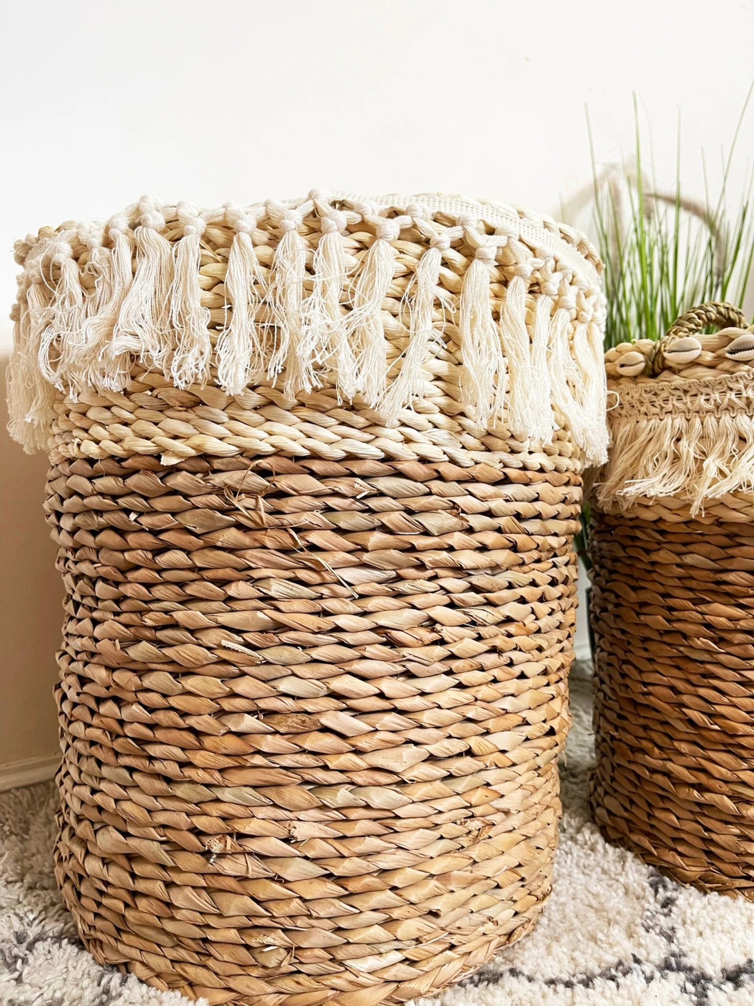 Darthome Limited Set Of 2 Woven Hessian Storage Baskets 4 Darthome Limited Set Of 2 Woven Hessian Storage Baskets - Image 4