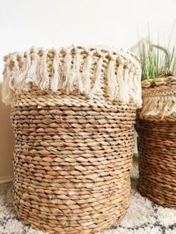 Darthome Limited Set Of 2 Woven Hessian Storage Baskets -Decor Garden Shop IMG 7169.JPEG edited131