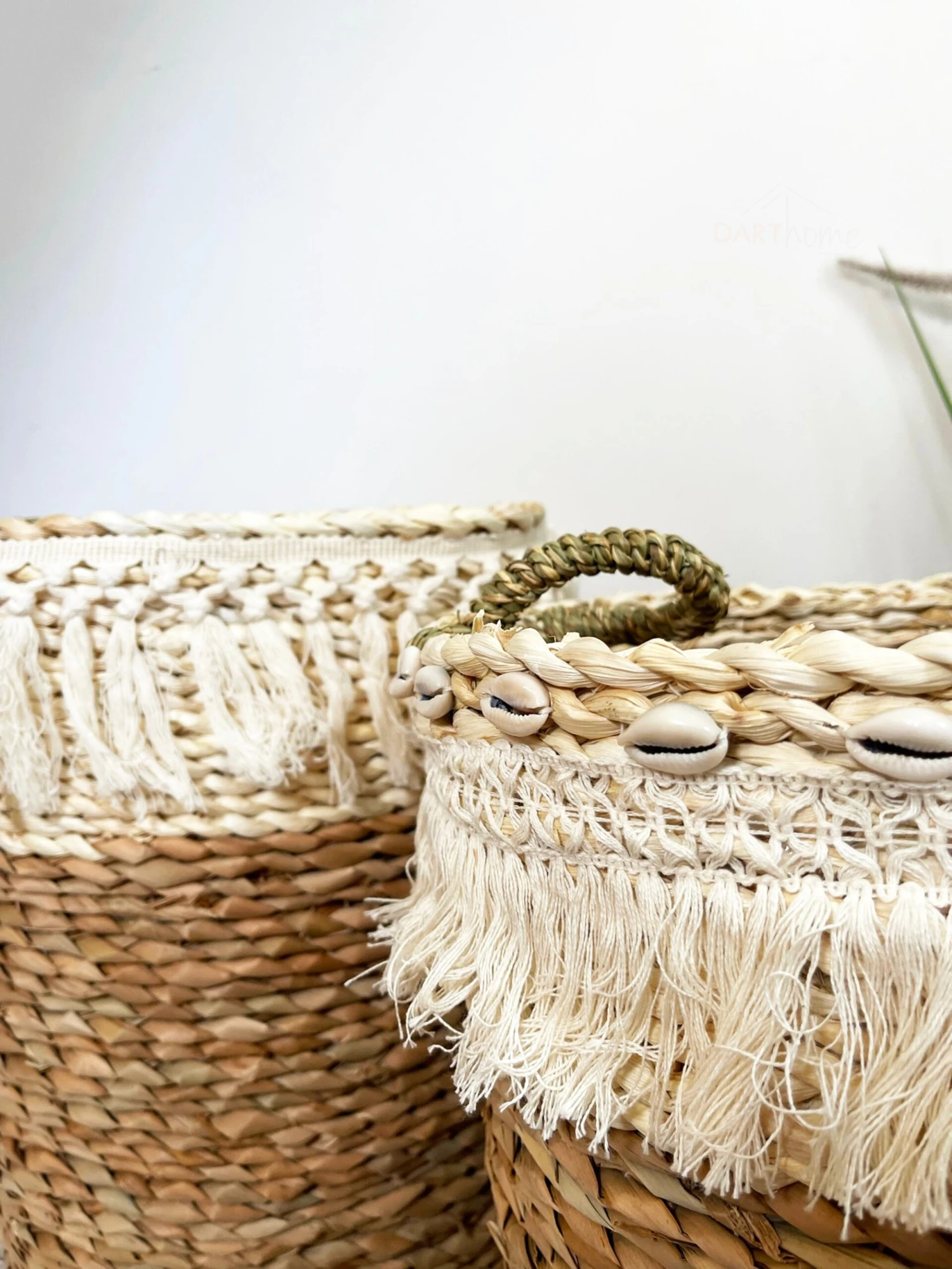 Darthome Limited Set Of 2 Woven Hessian Storage Baskets 5 Darthome Limited Set Of 2 Woven Hessian Storage Baskets - Image 5