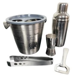 Darthome Limited Stainless Steel 5pc Cocktail Making Set -Decor Garden Shop IMG 7232copy