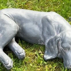 Darthome Limited Large Grey Content Dog Sculpture -Decor Garden Shop IMG 8082 JPEG 1