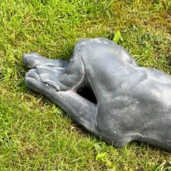 Darthome Limited Large Grey Content Dog Sculpture -Decor Garden Shop IMG 8084 JPEG 1