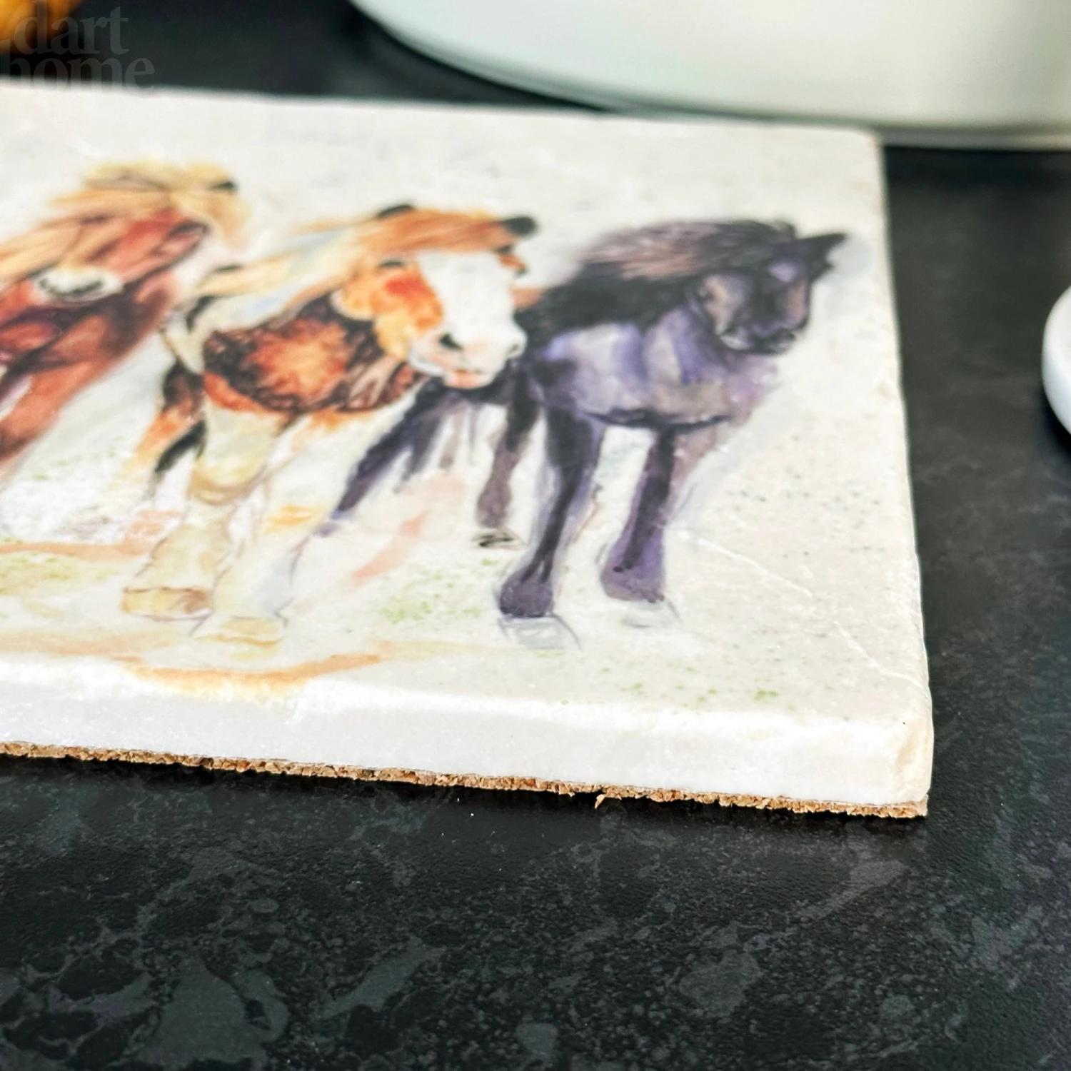 Darthome Limited Handmade Marble Pony Club Trivet 3 Darthome Limited Handmade Marble Pony Club Trivet - Image 3