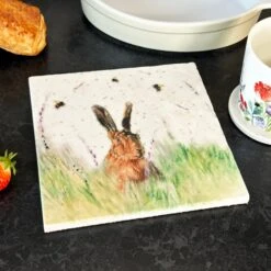 Darthome Limited Handmade Marble Hare Trivet