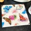 Darthome Limited Marble Country Butterflies Trivet