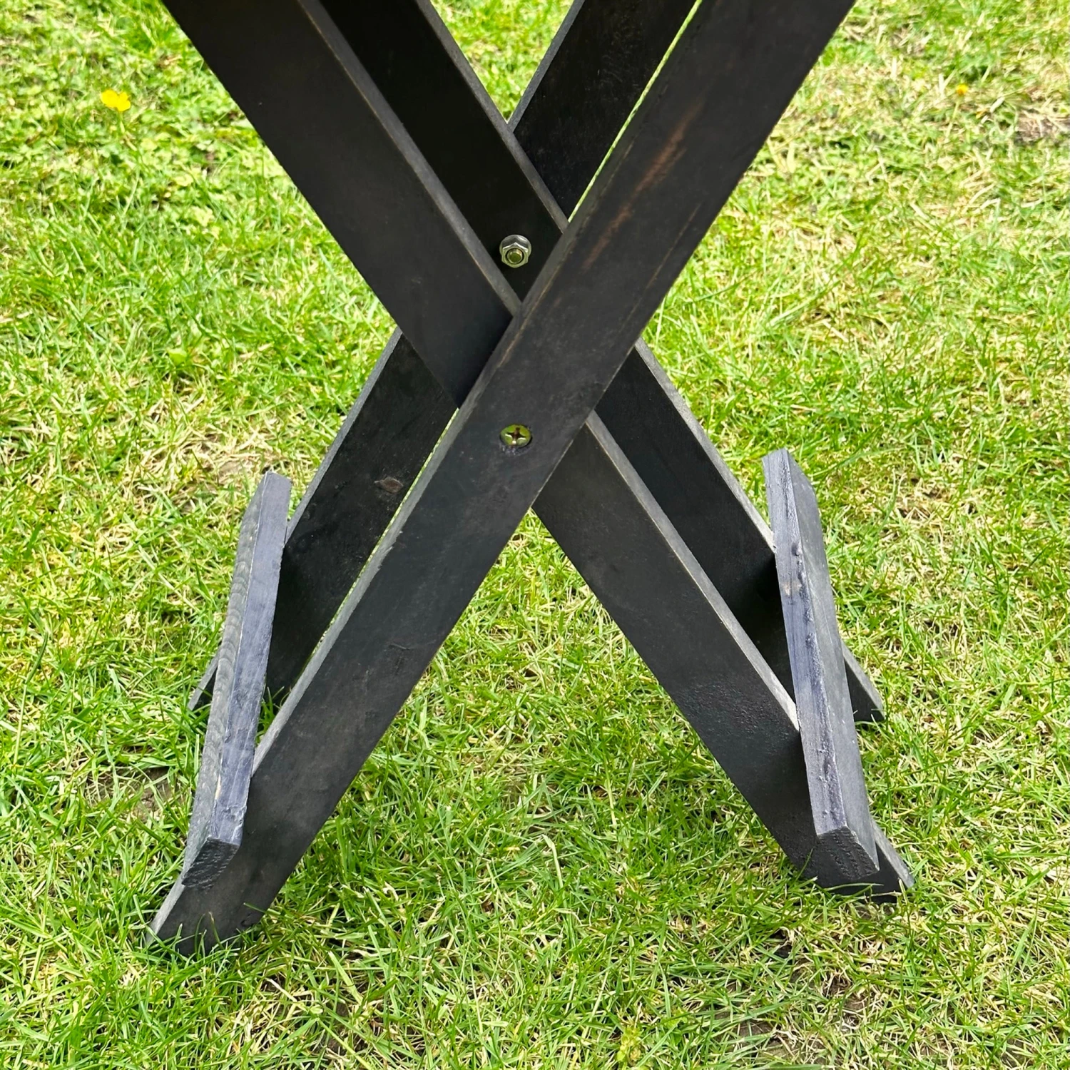 Darthome Limited Rustic Wooden Folding Fish Table 3 Darthome Limited Rustic Wooden Folding Fish Table - Image 3