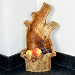 Darthome Limited Teak Root Tall Leaf Bowl 50cm