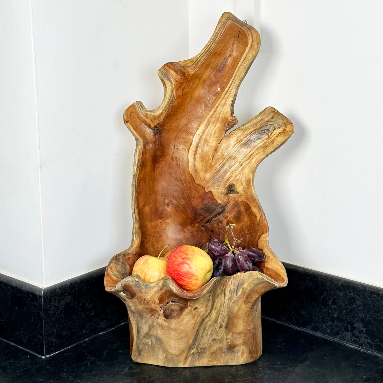 Darthome Limited Teak Root Tall Leaf Bowl 50cm 1 Darthome Limited Teak Root Tall Leaf Bowl 50cm