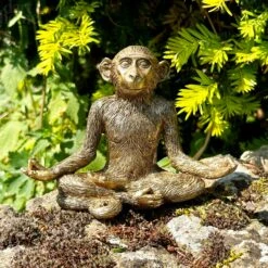 Darthome Limited Gold Yoga Monkey Figurine A