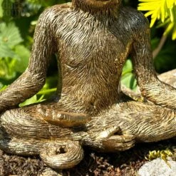 Darthome Limited Gold Yoga Monkey Figurine A -Decor Garden Shop IMG 8813 JPEG 1