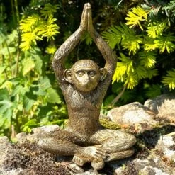 Darthome Limited Gold Yoga Monkey Figurine C