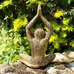 Darthome Limited Gold Yoga Monkey Figurine C 9 Darthome Limited Gold Yoga Monkey Figurine C -Decor Garden Shop IMG 8838 JPEG 1