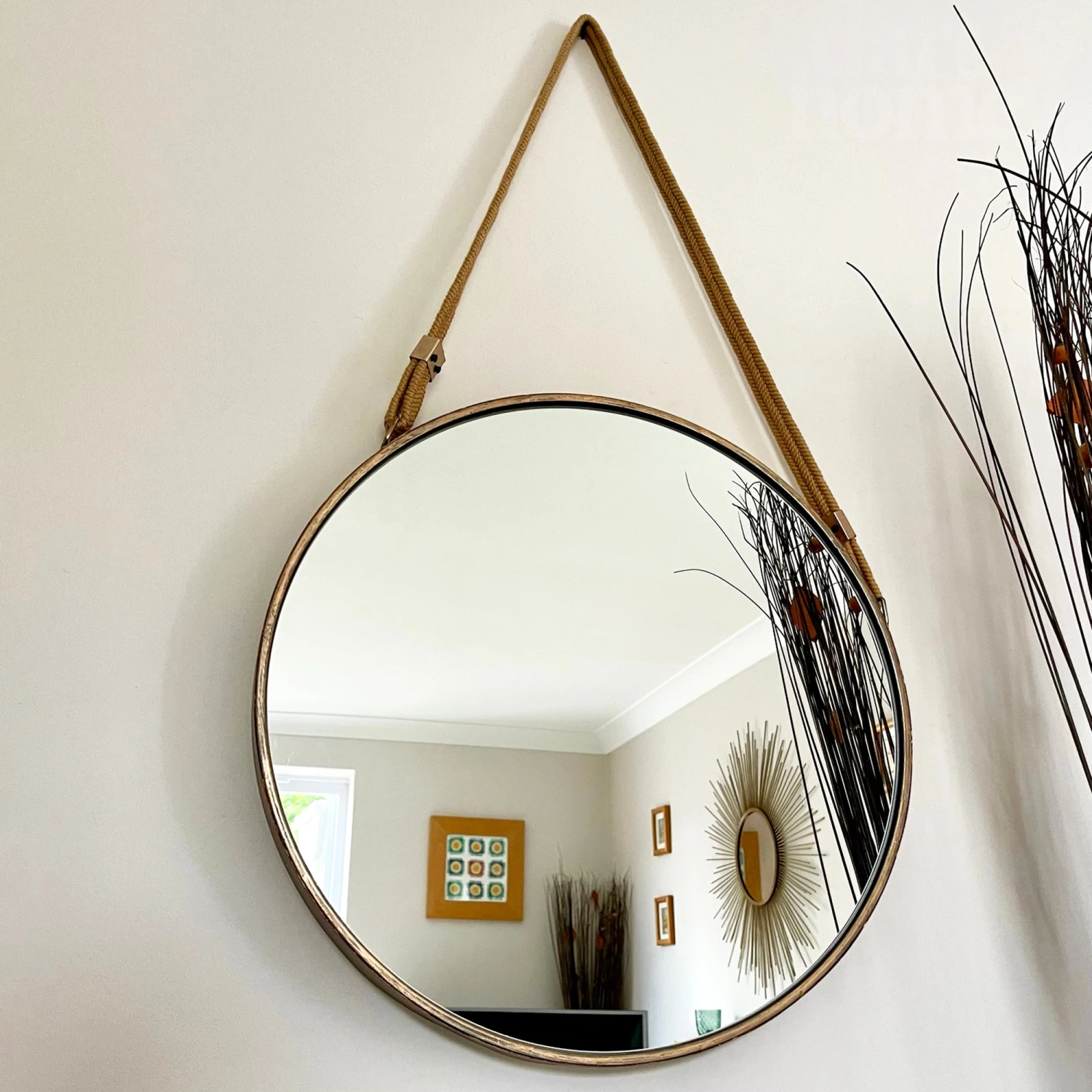 Darthome Limited Industrial Hanging Mirror On Rope 1 Darthome Limited Industrial Hanging Mirror On Rope