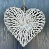 Darthome Limited Grey Rattan Heart Wreath