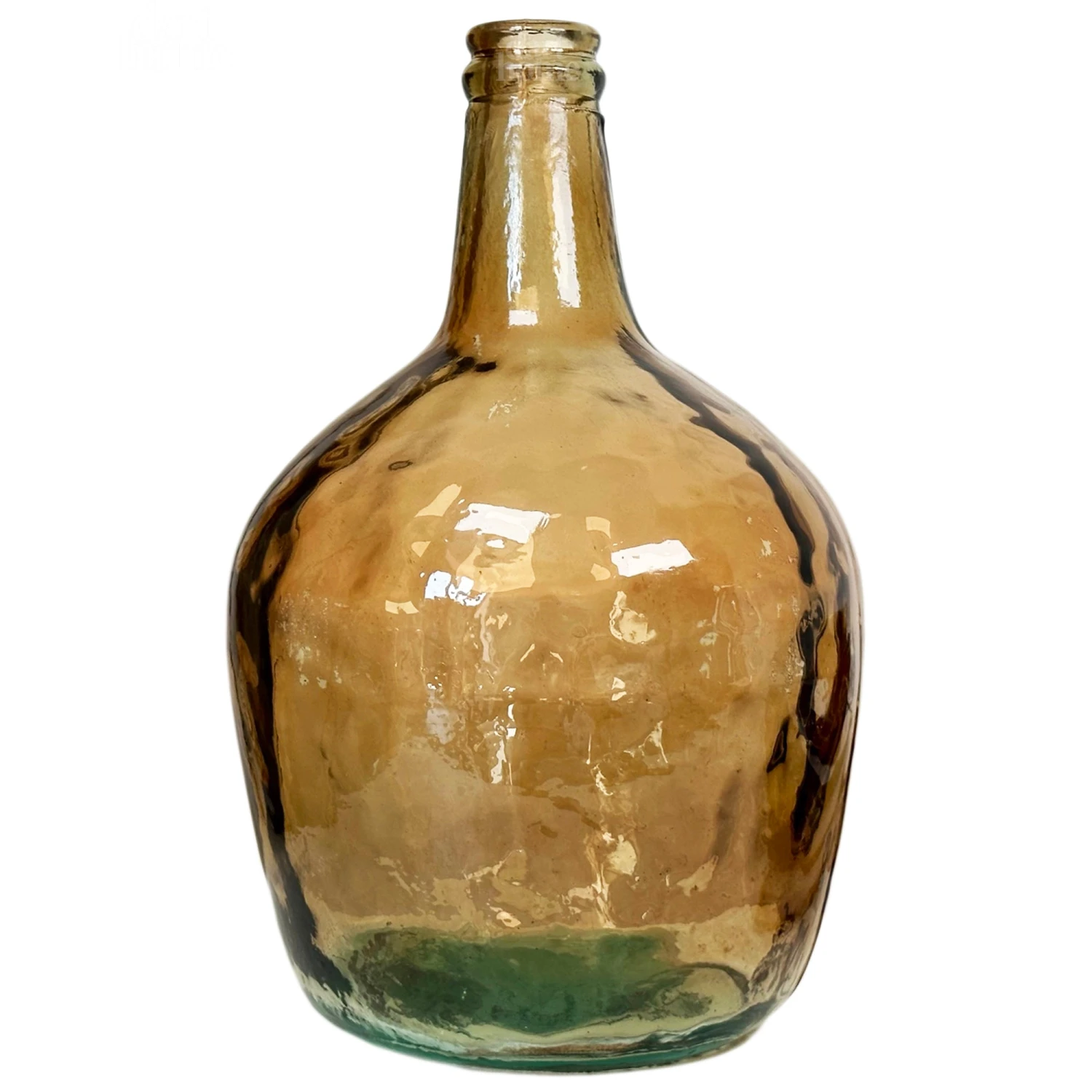 Darthome Limited Recycled Glass Brown Bottle Vase 4 Darthome Limited Recycled Glass Brown Bottle Vase - Image 4
