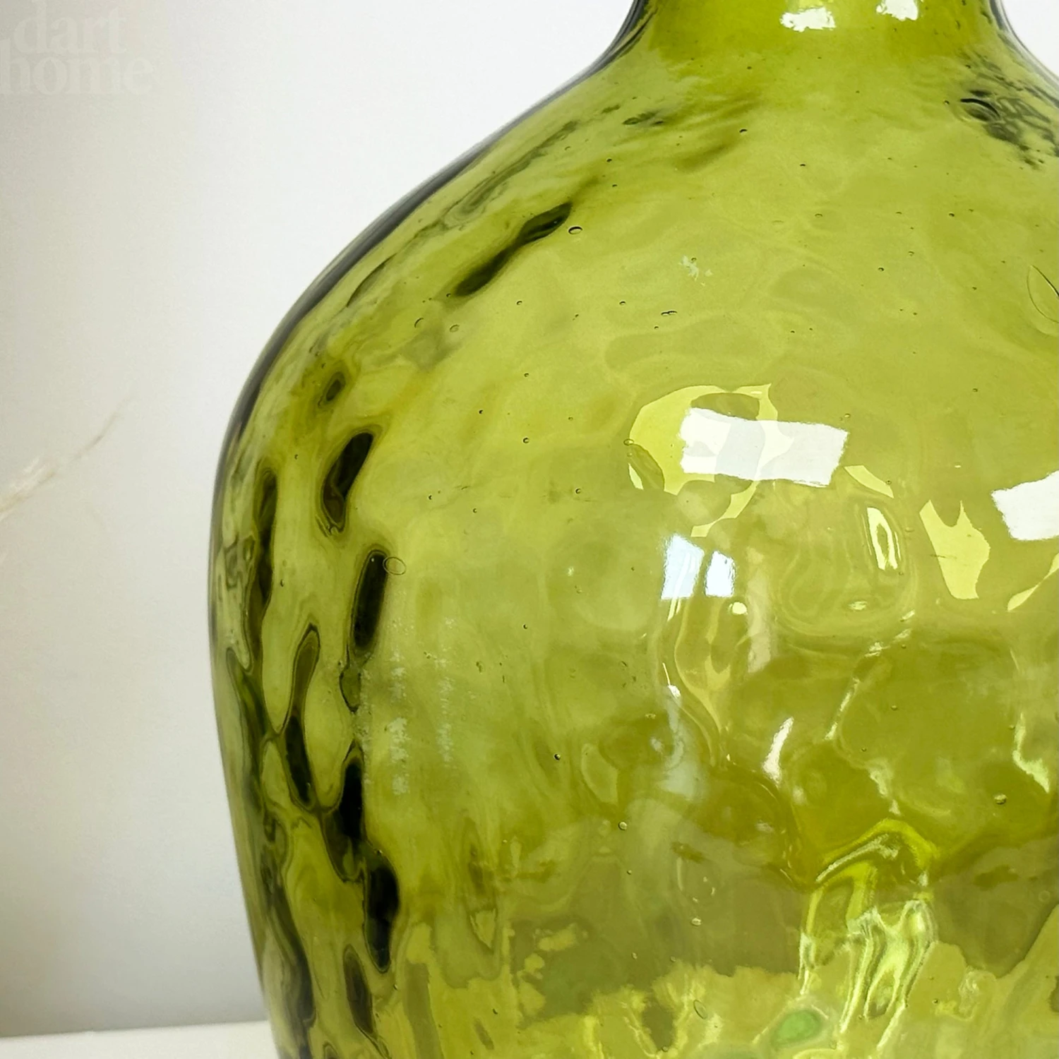 Darthome Limited Recycled Glass Green Bottle Vase 4 Darthome Limited Recycled Glass Green Bottle Vase - Image 4