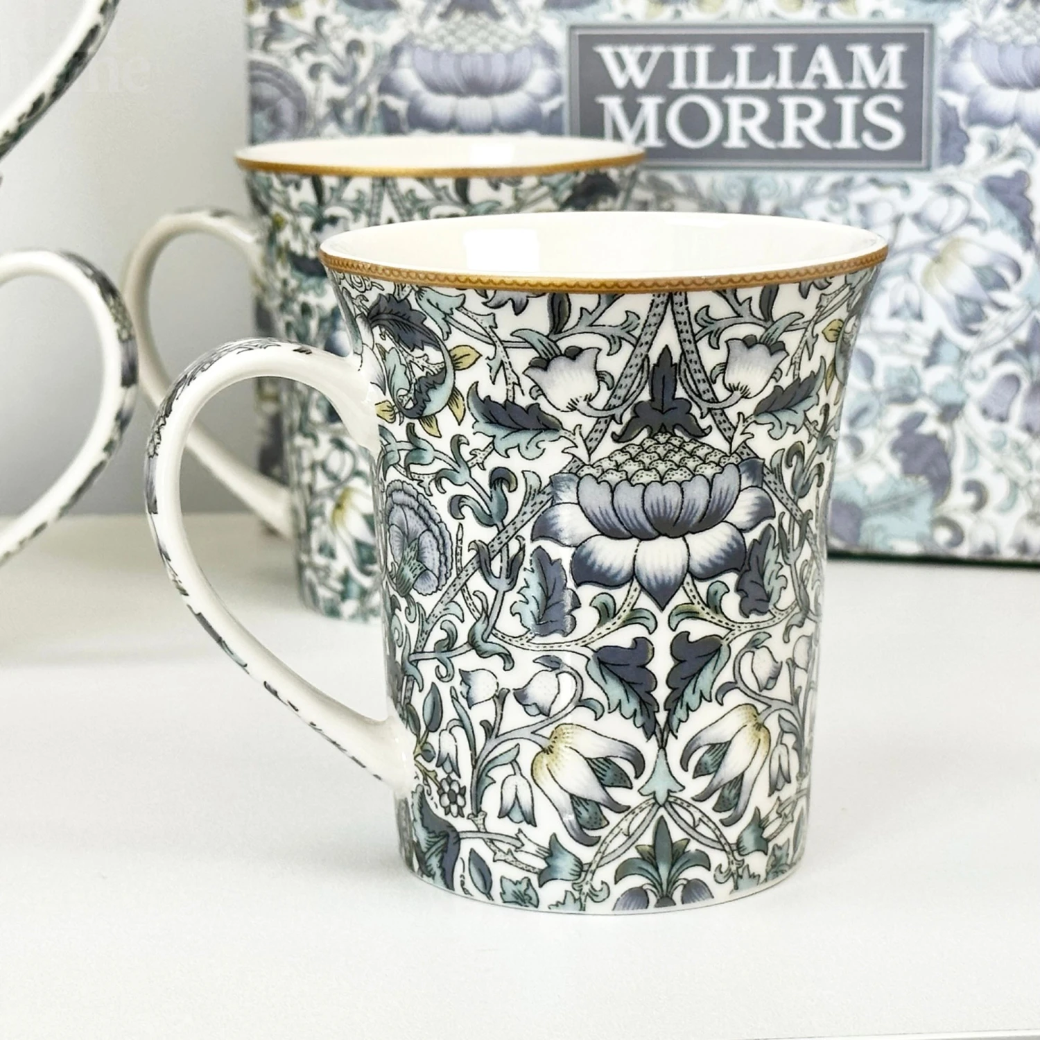 Darthome Limited Set Of 4 William Morris Lodden Mugs Giftboxed 3 Darthome Limited Set Of 4 William Morris Lodden Mugs Giftboxed - Image 3