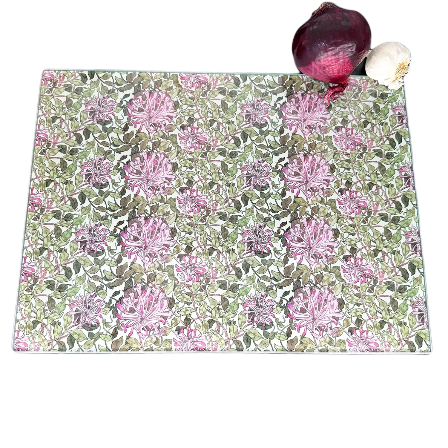 Darthome Limited Honeysuckle Tempered Glass Chopping Board 4 Darthome Limited Honeysuckle Tempered Glass Chopping Board - Image 4