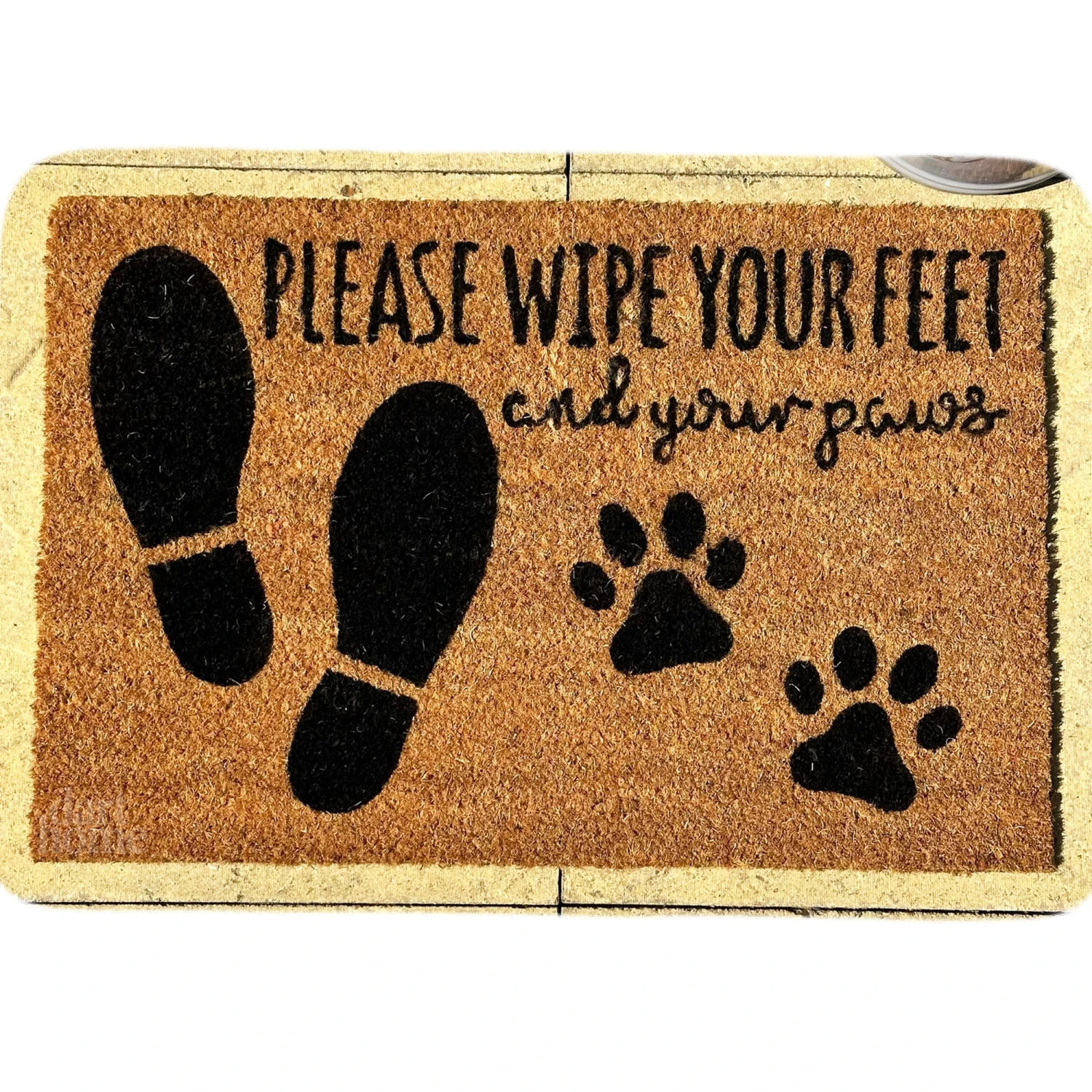 Darthome Limited Wipe Your Feet And Your Paws Coir Doormat 5 Darthome Limited Wipe Your Feet And Your Paws Coir Doormat - Image 5
