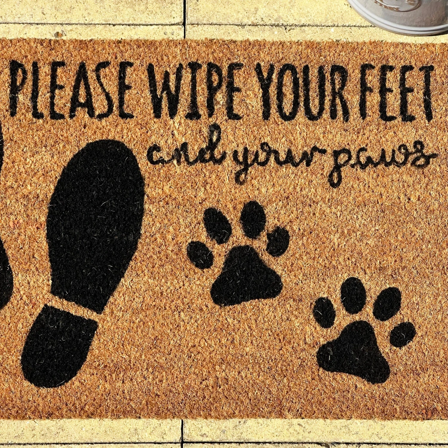 Darthome Limited Wipe Your Feet And Your Paws Coir Doormat 3 Darthome Limited Wipe Your Feet And Your Paws Coir Doormat - Image 3