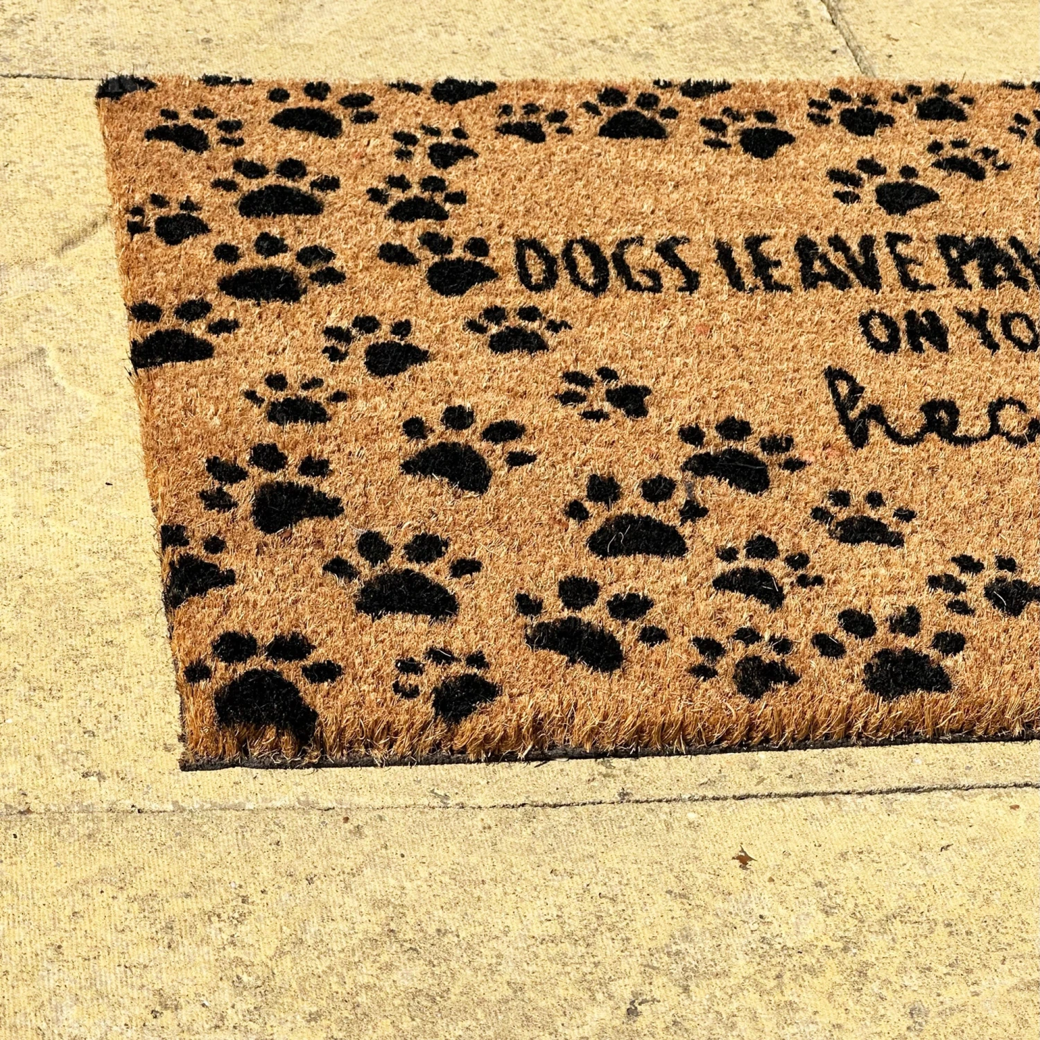 Darthome Limited Dogs Leave Paw Prints On Your Hearts Coir Doormat 4 Darthome Limited Dogs Leave Paw Prints On Your Hearts Coir Doormat - Image 4