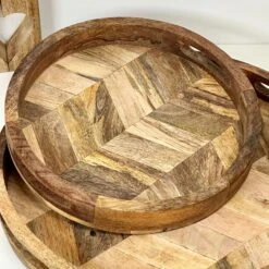 Darthome Limited Set Of 2 Herringbone Wooden Trays -Decor Garden Shop IMG 9309 JPEG