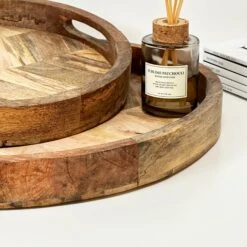 Darthome Limited Set Of 2 Herringbone Wooden Trays -Decor Garden Shop IMG 9310 JPEG