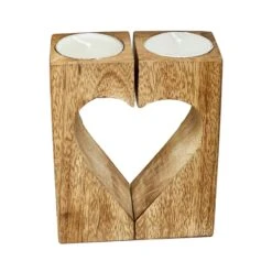 Darthome Limited Wood Block Love Heart Tea Light Holder 7 Darthome Limited Wood Block Love Heart Tea Light Holder -Decor Garden Shop IMG 9329.JPEGcopy