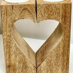 Darthome Limited Wood Block Love Heart Tea Light Holder 6 Darthome Limited Wood Block Love Heart Tea Light Holder -Decor Garden Shop IMG 9335 JPEG