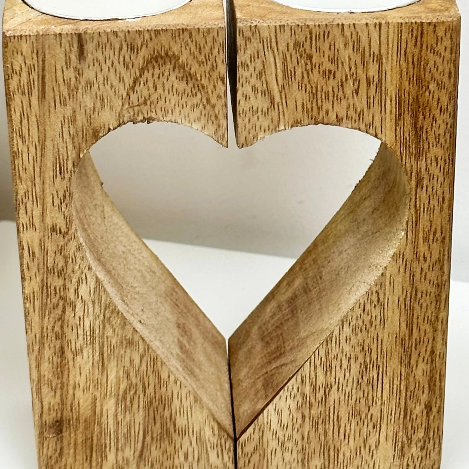 Darthome Limited Wood Block Love Heart Tea Light Holder 3 Darthome Limited Wood Block Love Heart Tea Light Holder - Image 3
