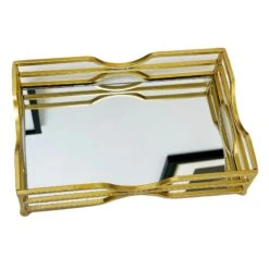 Darthome Limited Gold Rectangle Mirror Tray -Decor Garden Shop IMG 95042