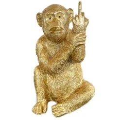 Darthome Limited Gold Up Yours Monkey Ornament 11x19x11cm 9 Darthome Limited Gold Up Yours Monkey Ornament 11x19x11cm -Decor Garden Shop IMG E0057 editedAMcopy