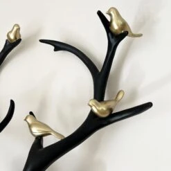 Darthome Limited Black Stags Head With Gold Bird Decoration -Decor Garden Shop IMG E0194 editedBU 1