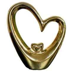Darthome Limited Gold Love Heart Ornament -Decor Garden Shop IMG E0211 editedFcopy