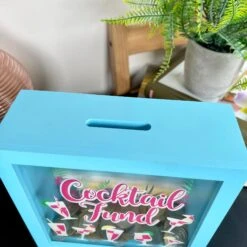 Darthome Limited Square Cocktail Fund Money Box -Decor Garden Shop IMG E0285 editedBS