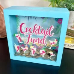 Darthome Limited Square Cocktail Fund Money Box -Decor Garden Shop IMG E0286 editedBT