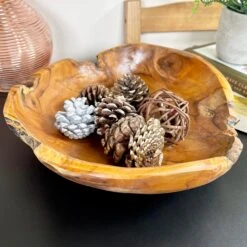 Darthome Limited Teak Root Wood Decorative Bowl 30cm -Decor Garden Shop IMG E0309 editedCJ