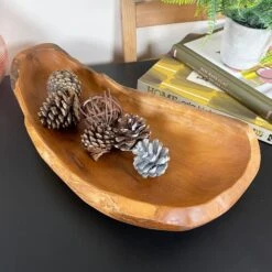 Darthome Limited Teak Root Long Bowl 45cm -Decor Garden Shop IMG E0345 editedDL