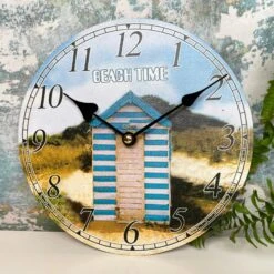 Darthome Limited Beach Hut Round Wall Clock 20cm 9 Darthome Limited Beach Hut Round Wall Clock 20cm -Decor Garden Shop IMG E0361 edited34