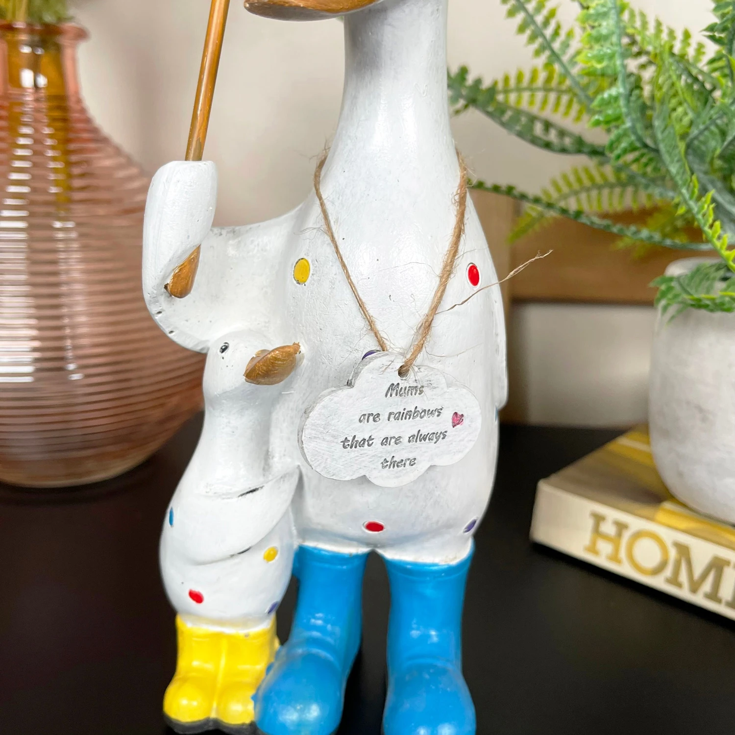 Darthome Limited Rainbow Duck & Baby Figurine - Mums Are Rainbows 2 Darthome Limited Rainbow Duck & Baby Figurine - Mums Are Rainbows - Image 2