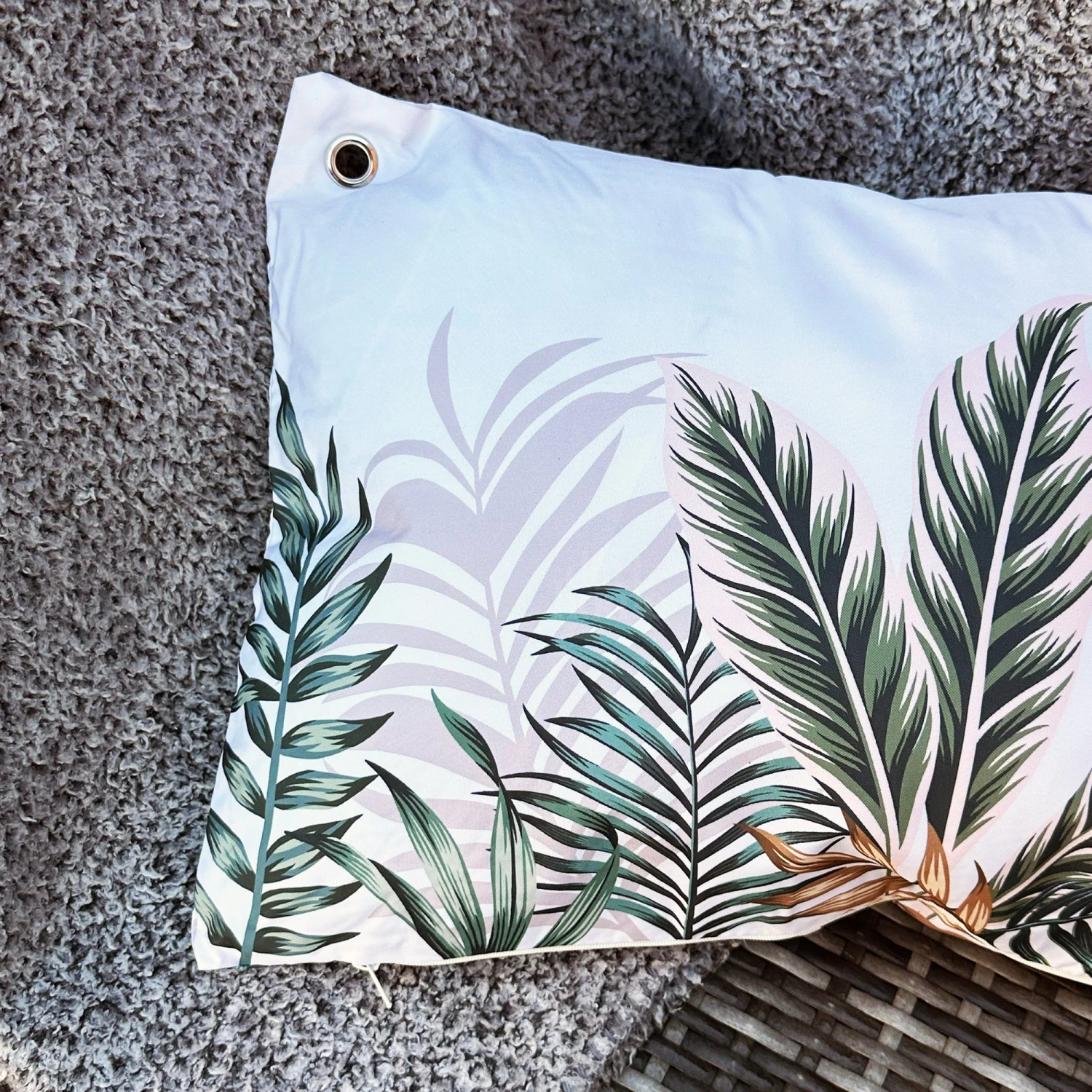 Darthome Limited Golden Tropical Jungle Outdoor Cushion 50x35cm 2 Darthome Limited Golden Tropical Jungle Outdoor Cushion 50x35cm - Image 2