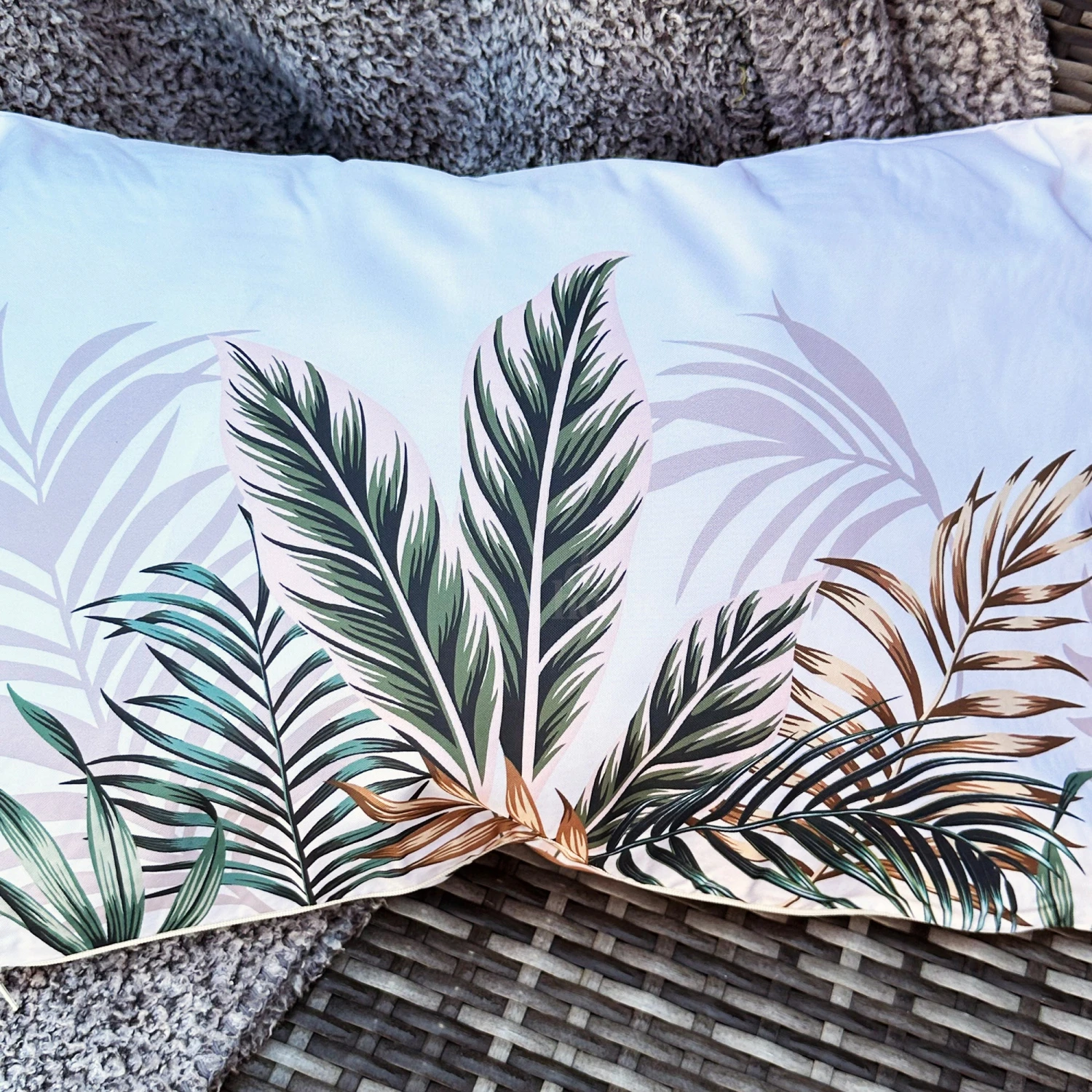 Darthome Limited Golden Tropical Jungle Outdoor Cushion 50x35cm 3 Darthome Limited Golden Tropical Jungle Outdoor Cushion 50x35cm - Image 3