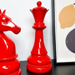 Darthome Limited 3pc Red Giant Chess Statues 16 Darthome Limited 3pc Red Giant Chess Statues -Decor Garden Shop IMG E0505